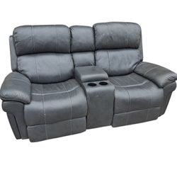 Recliner Loveseat With Console