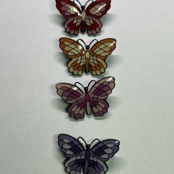 5  BEAUTIFUL BUTTERFLY BROOCH ALL FOR $20