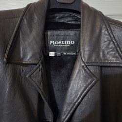 Men's Leather Blazer