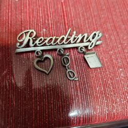 Vintage Reading Pin Jj