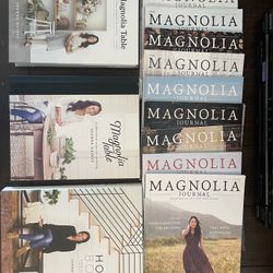 Magnolia Table Cookbooks, 10 Magnolia Journals, Magnolia Home Body Book By Joanna Gains