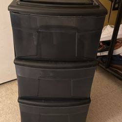 Three Drawer Organizer with Wheels