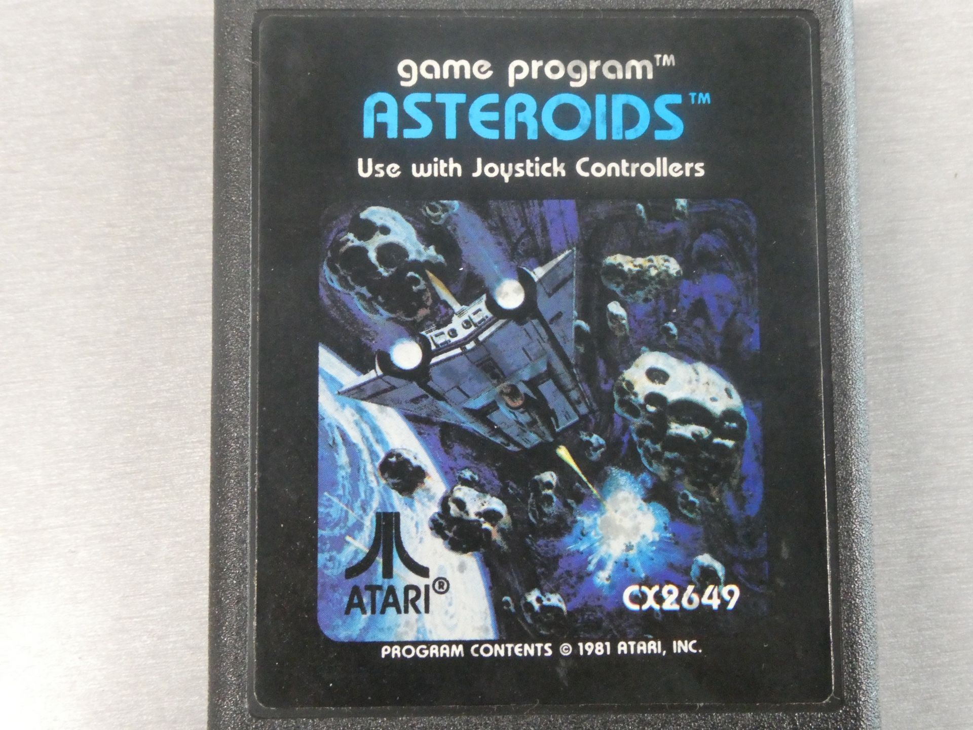 Asteroids (Atari 2600, 1981), Cartridge Only Retro Video Game