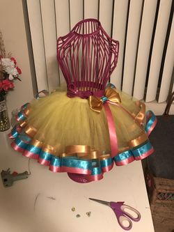 ribbon trim tutu