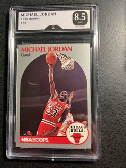 Michael Jordan 1990 Hoops- Grade 8.5