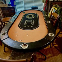 Texas Holdem Poker Table. 