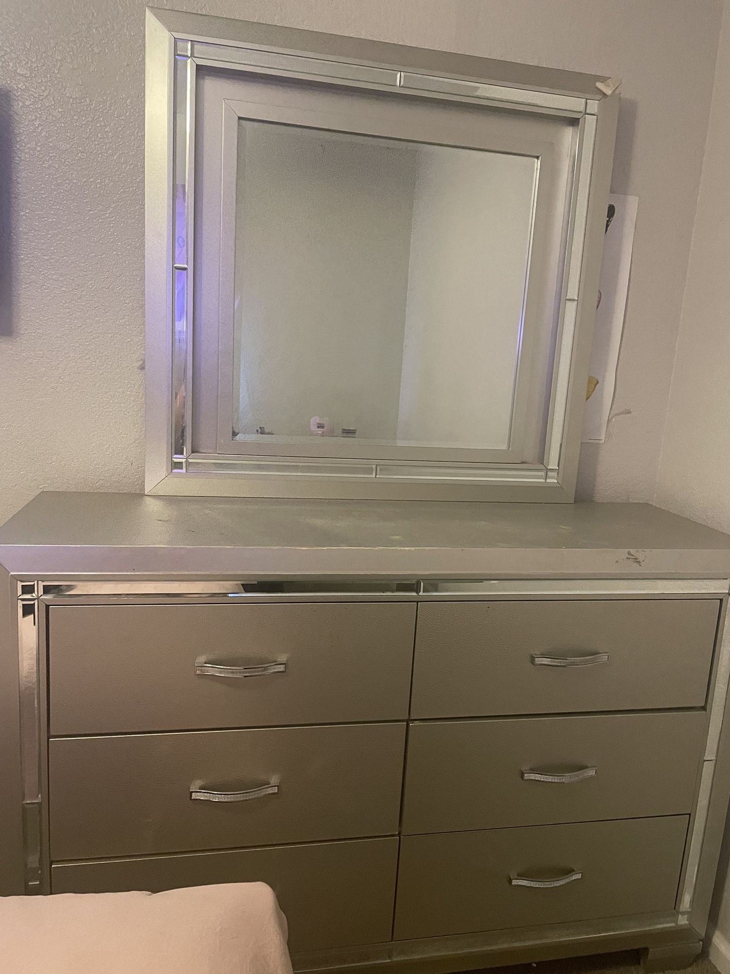 led Grey Vanity/dresser