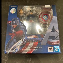 Captain America Sh Figuarts Cap vs Cap Avengers Endgame