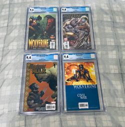 Marvel comics wolverine CGC comic lot high grade Please check out Photos and read the description $85! FRIM for ALL!