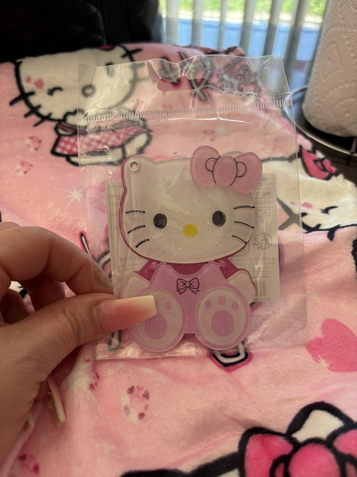 Hello Kitty Arctylic Mirror And Phone Stand