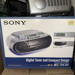 Sony Boombox Cassette Recorder 