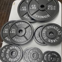 New Barbell Weight Plate Sets (Cast Iron, Rubber Coated, And Bumper Plates 