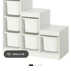 Ikea toy storage with boxes