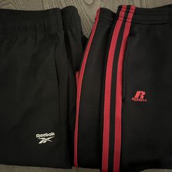 Men’s Reebok Pants & Russell Athletic Pants  Size Large 