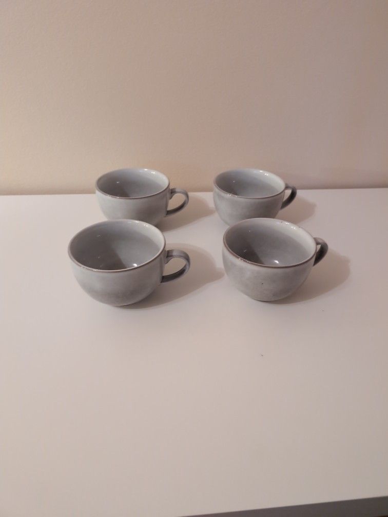 Four Matching Cup Bowls