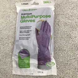 Clean Ones Premium Multi Purpose Rubber Gloves, Small (Pack of 1 pairs)