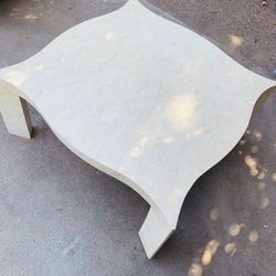 Coffee Table ( Bernhardt ) - Sea Shell 40” Square X 18” H