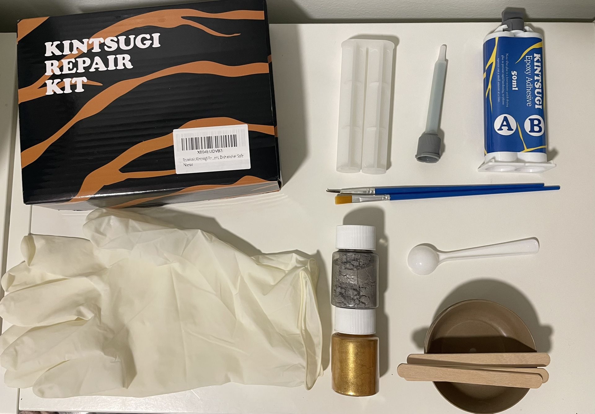 🌟 Kintsugi Repair Kit - Gold & Silver Powder - New, Never Used