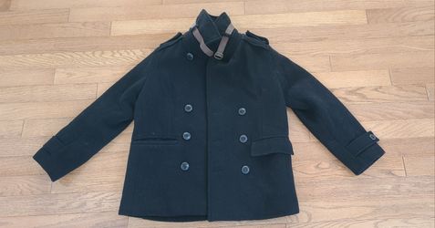 Zara Boys Wool Coat Size Small 7/8