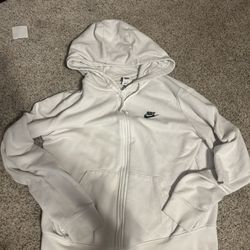 White Nike Hoodie