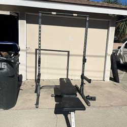 Fitness Reality Squat And Bench Press (no Weights Or Barbell)