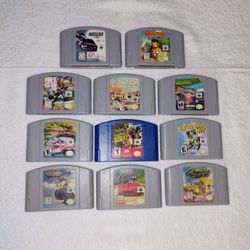 Nintendo 64 Games N64 Game Cartridge Collection Video Game's