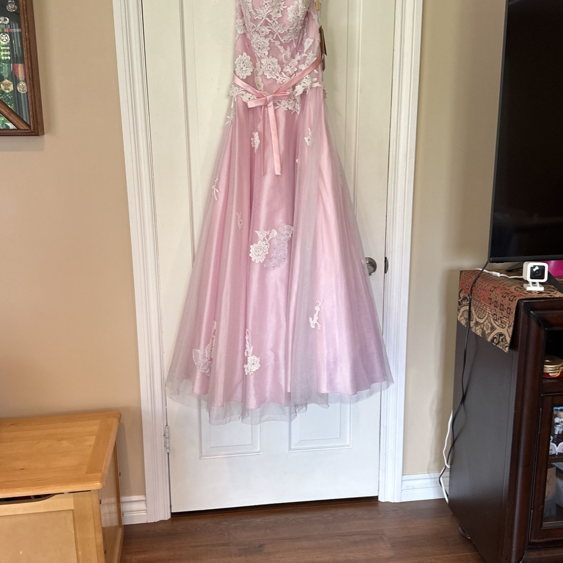 Prom Dress Pink NWT XS