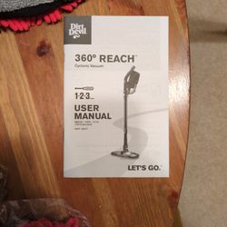 Dirt Devil 360 reach vacuum