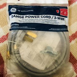 Original GE range power cord