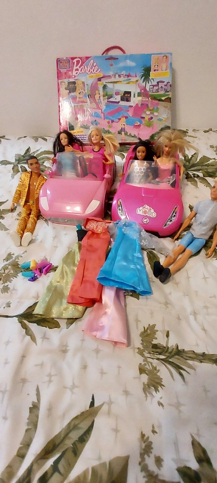 BARBIE/KEN WITH CARS & MEGA BLOCKS Starting At $17