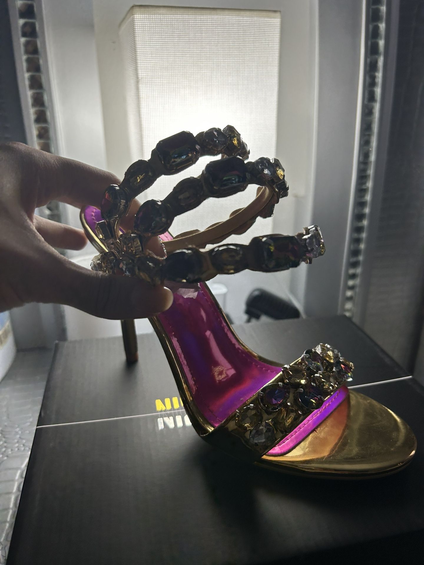 Zapatillas Dorada Altas Elegantes,New Products : American Fashion Style Bags On Sale