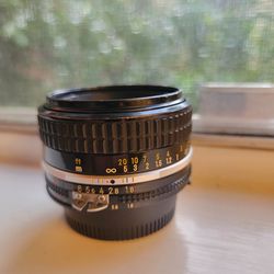 Nikon 50mm F1.8 Prime Manual Lens