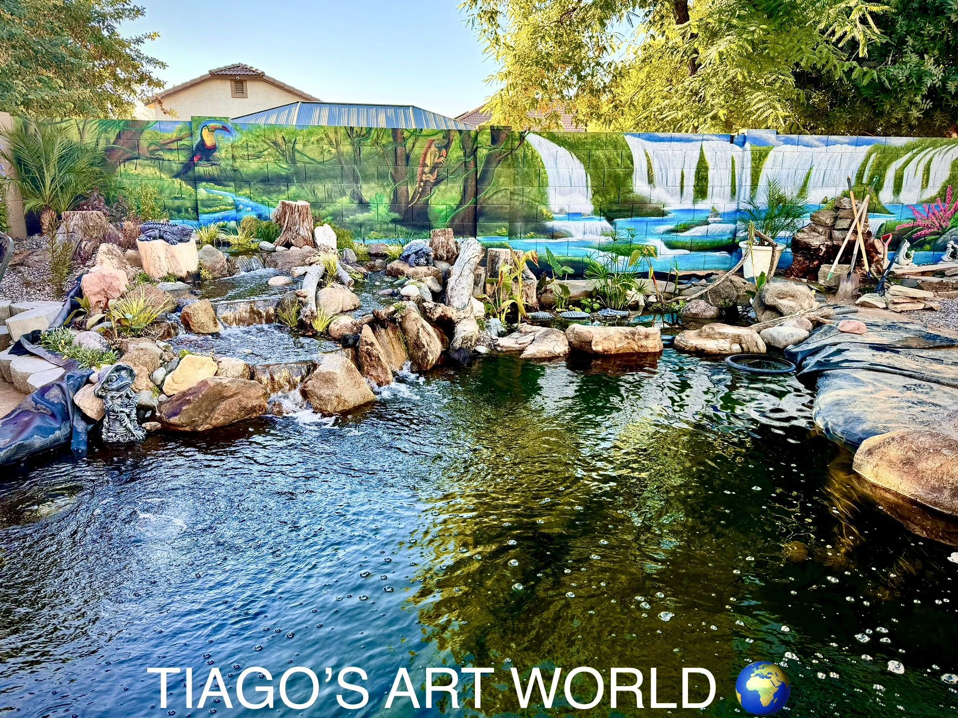 Backyard Mural