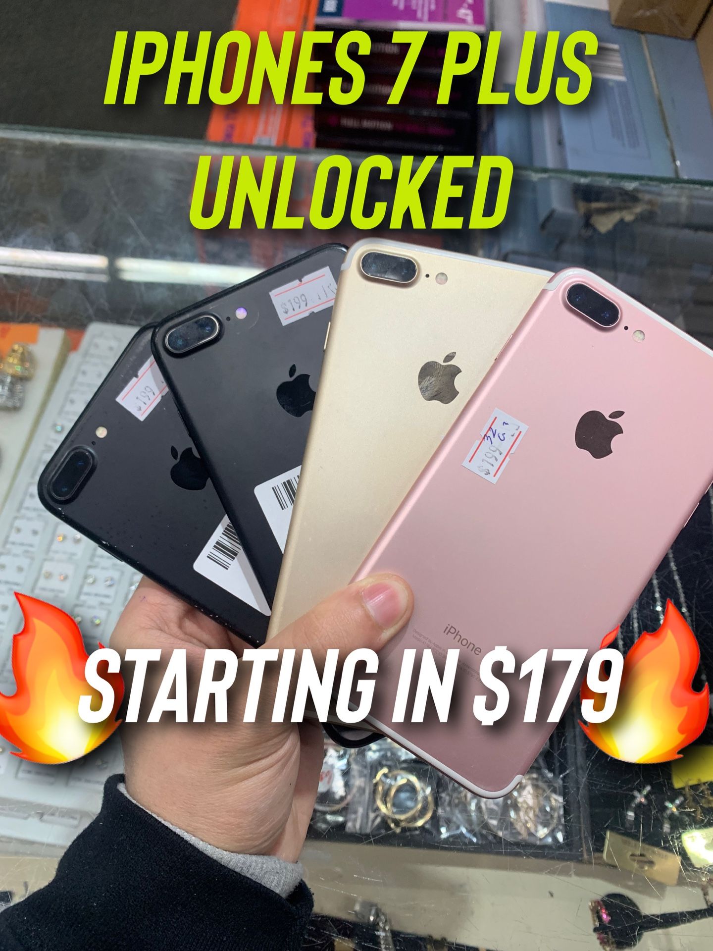 IPHONE 7 PLUS UNLOCKED STARTING IN $179