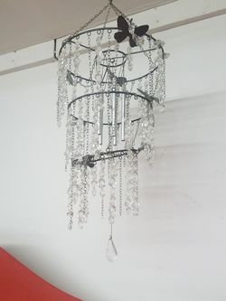 Chandelier with butterflies