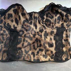 Leopard Corset Top (see description)