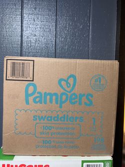 Pampers Swaddlers Size 1 Diapers - 198 Count