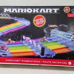 Hot Wheels Mario Kart Rainbow Road Raceway