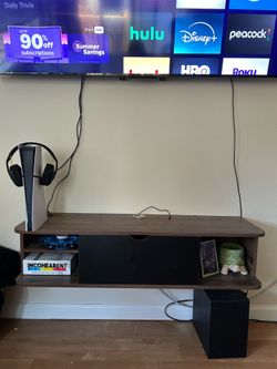 floating tv console