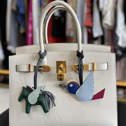 Hermes Craie Togo Birkin 30 Gold Hardware 2023 