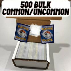 500 Bulk Lot Pokémon cards. Commons/Uncommons