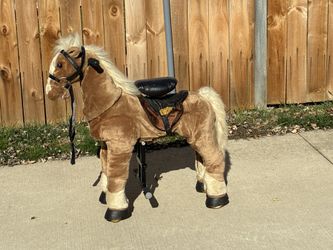 PRICE DROP!!!  Vintage Little Tikes Giddy Up N Go Plush Pony Ride On 