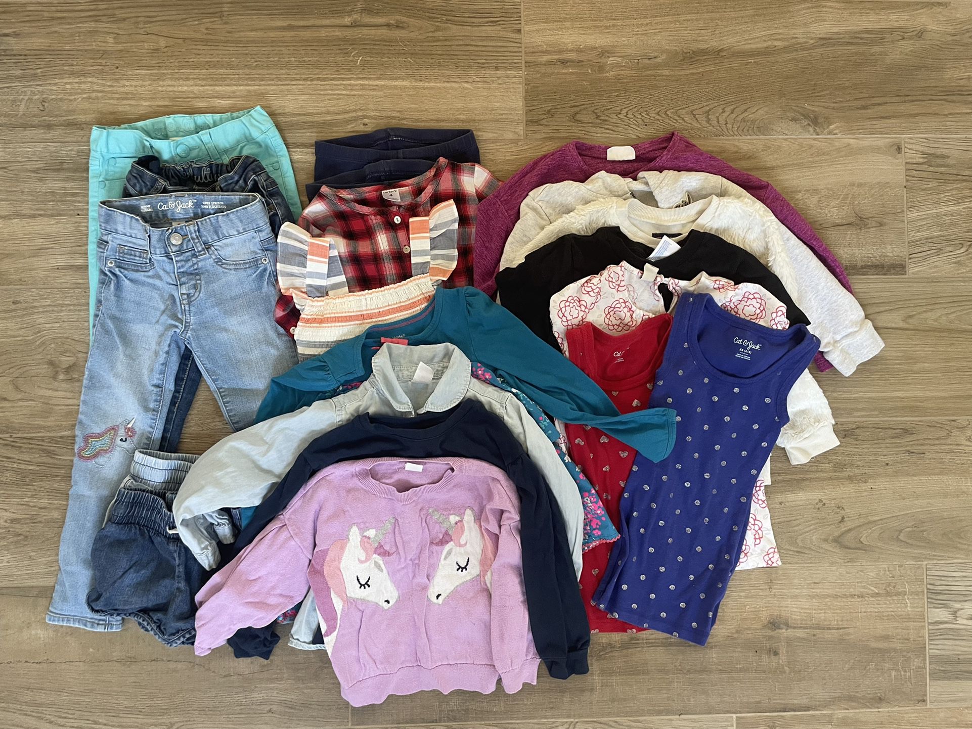 Bundle Of Toddler Girls Clothes 4T 