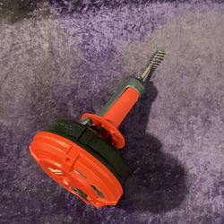 🧰🛠Milwaukee 25’ Trap Snake Auger w/Cable Drive Drain Cleaning Kit-LIKE NEW!-$30!🧰🛠