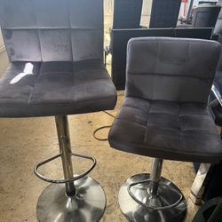 velvet adjustable swivel bar stools
