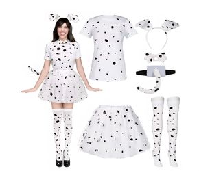 Women's Dalmation Costume, size medium