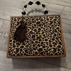 Upcycled Purse Made Out Of A Wooden Cigar Box