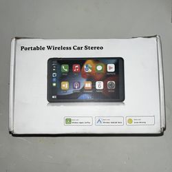 Portable wireless car stereo