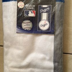 Dodgers Beach Towel