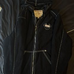True Religion Corduroy Big T Hooded Jacket